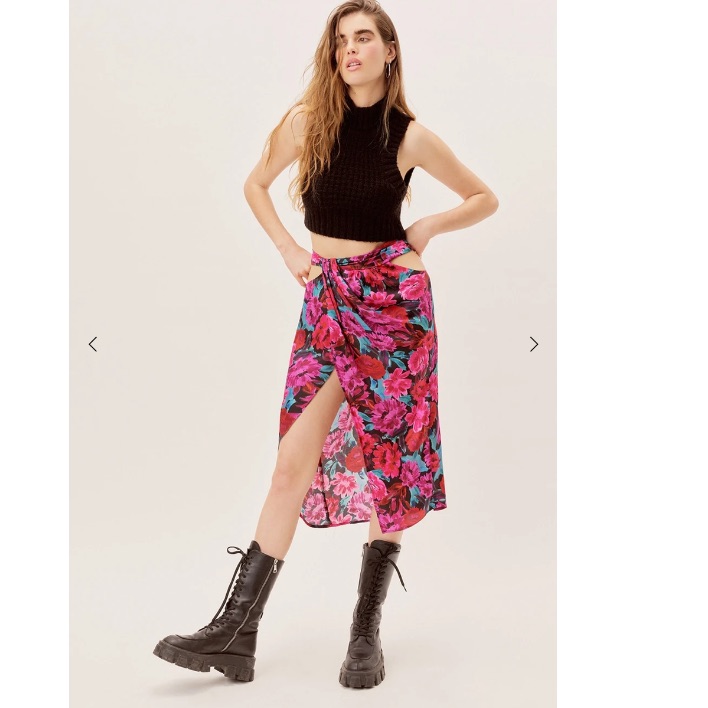 Lily Midi Skirt- For Love And Lemons